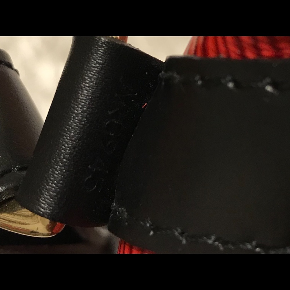 Louis Vuitton Red/black Noe Noe - Picture 12 of 14